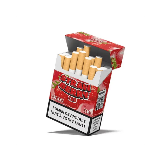 Cigarettes CBD - Strawberry GREENZIA 420