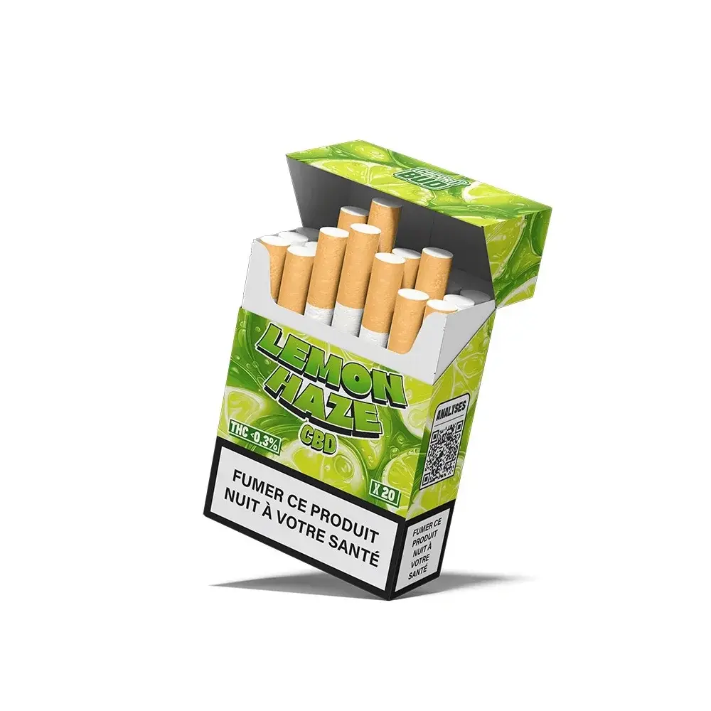 Cigarettes CBD - Lemon Haze GREENZIA 420