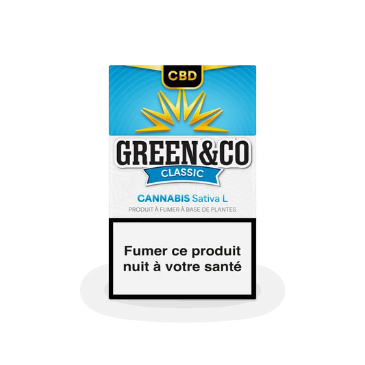 Cigarettes CBD - Green & Co Classic GREENZIA 420