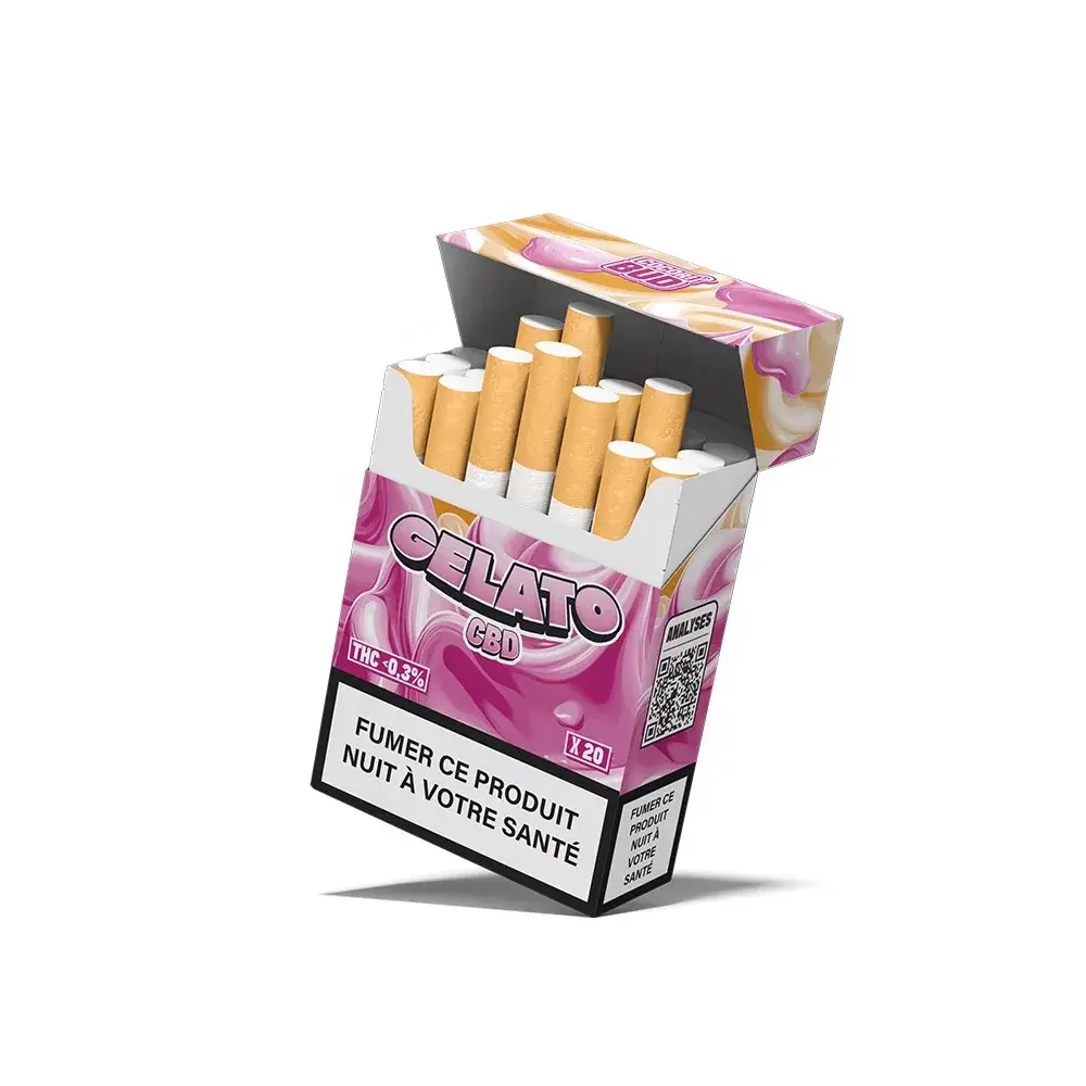 Cigarettes CBD - Gelato GREENZIA 420