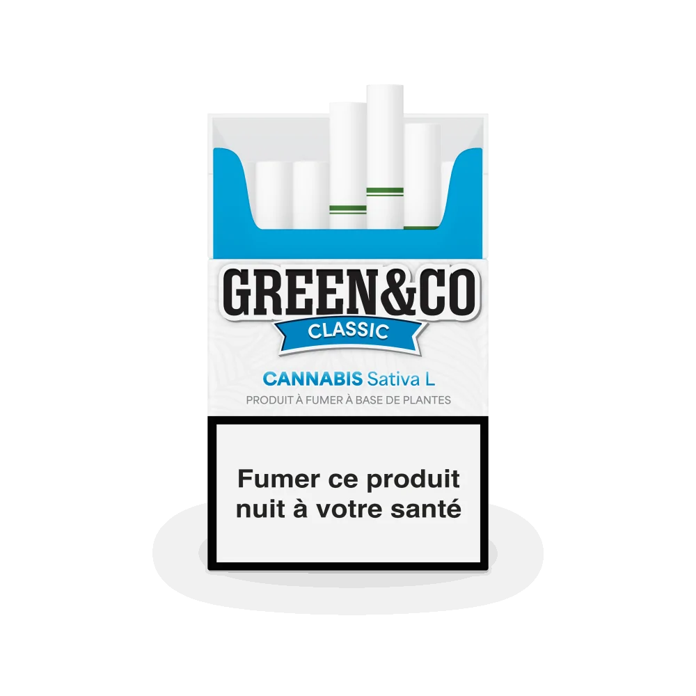 Cigarettes CBD - Green & Co Classic GREENZIA 420
