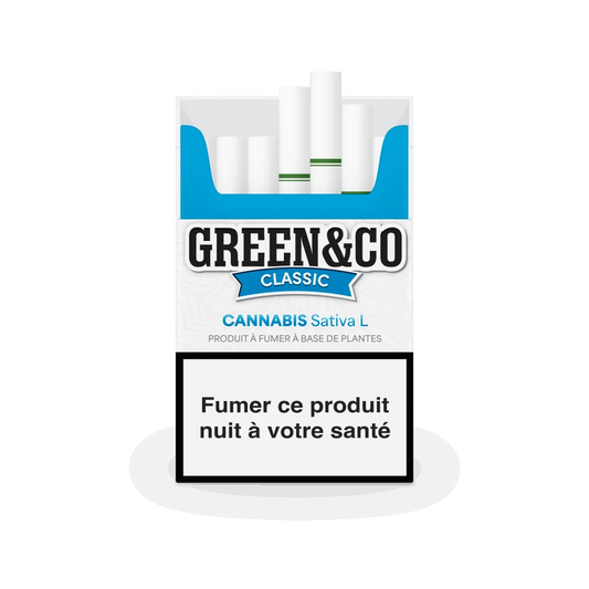Cigarettes CBD - Green & Co Classic GREENZIA 420