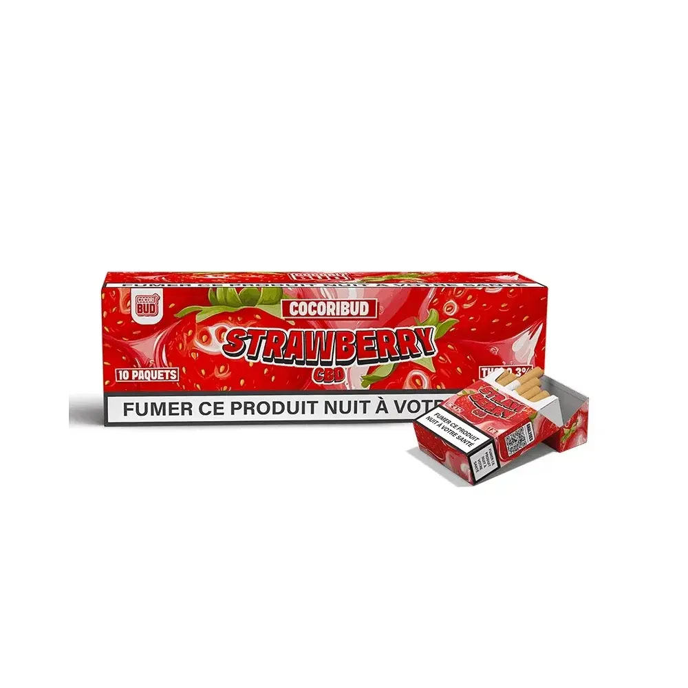Cigarettes CBD - Strawberry GREENZIA 420